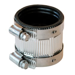 Fernco Schedule 40 1-1/2 in. 1-1/2 in. D PVC No Hub Coupling