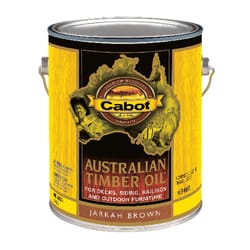 Cabot  Transparent  Jarrah Brown  Oil-Based  Alkyd  Australian Timber Oil  1 gal. 