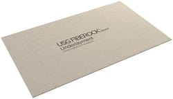 USG Sheetrock Fiberock 0.25 in. H X 48 in. W X 48 in. D Fiberboard