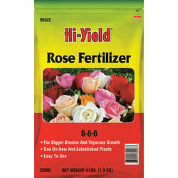 Hi-Yield ROSE FERTILIZER 6-8-6 Granules Plant Food 4 lb