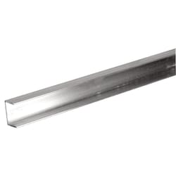 Boltmaster 0.0625 in. X 1/4 in. W X 8 ft. L Mill Aluminum Trim Channel
