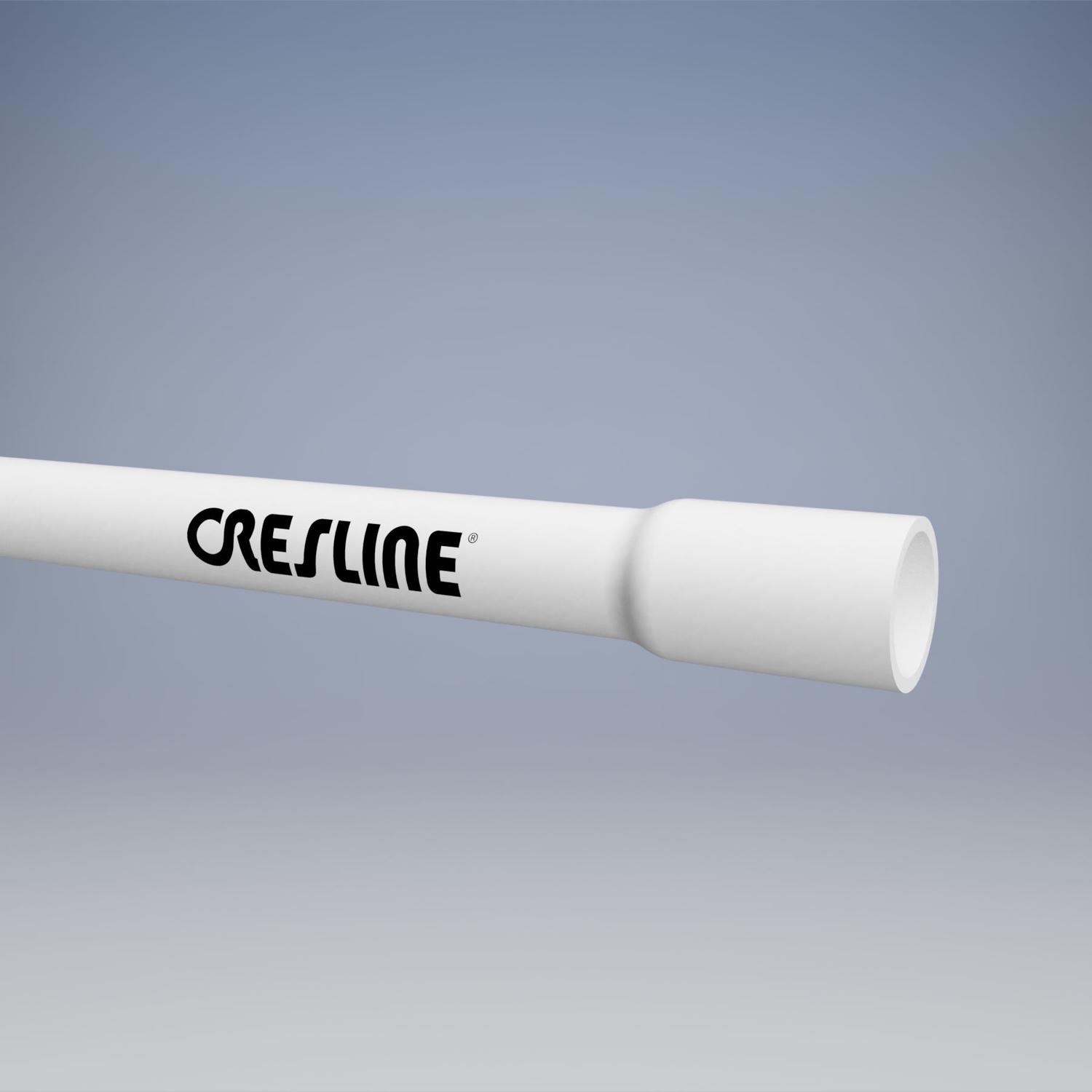 Cresline Schedule 40 PVC Pipe 2-1/2 In. Dia. 20 Ft. Bell 300 Psi - Ace ...