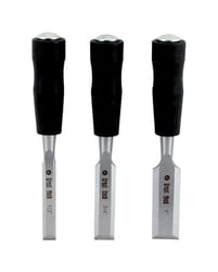 GreatNeck 1 in. W Wood Chisel Set 3 pk