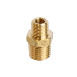 ATC 1/4 in. MPT X 1/8 in. D MPT Brass Reducing Hex Nipple