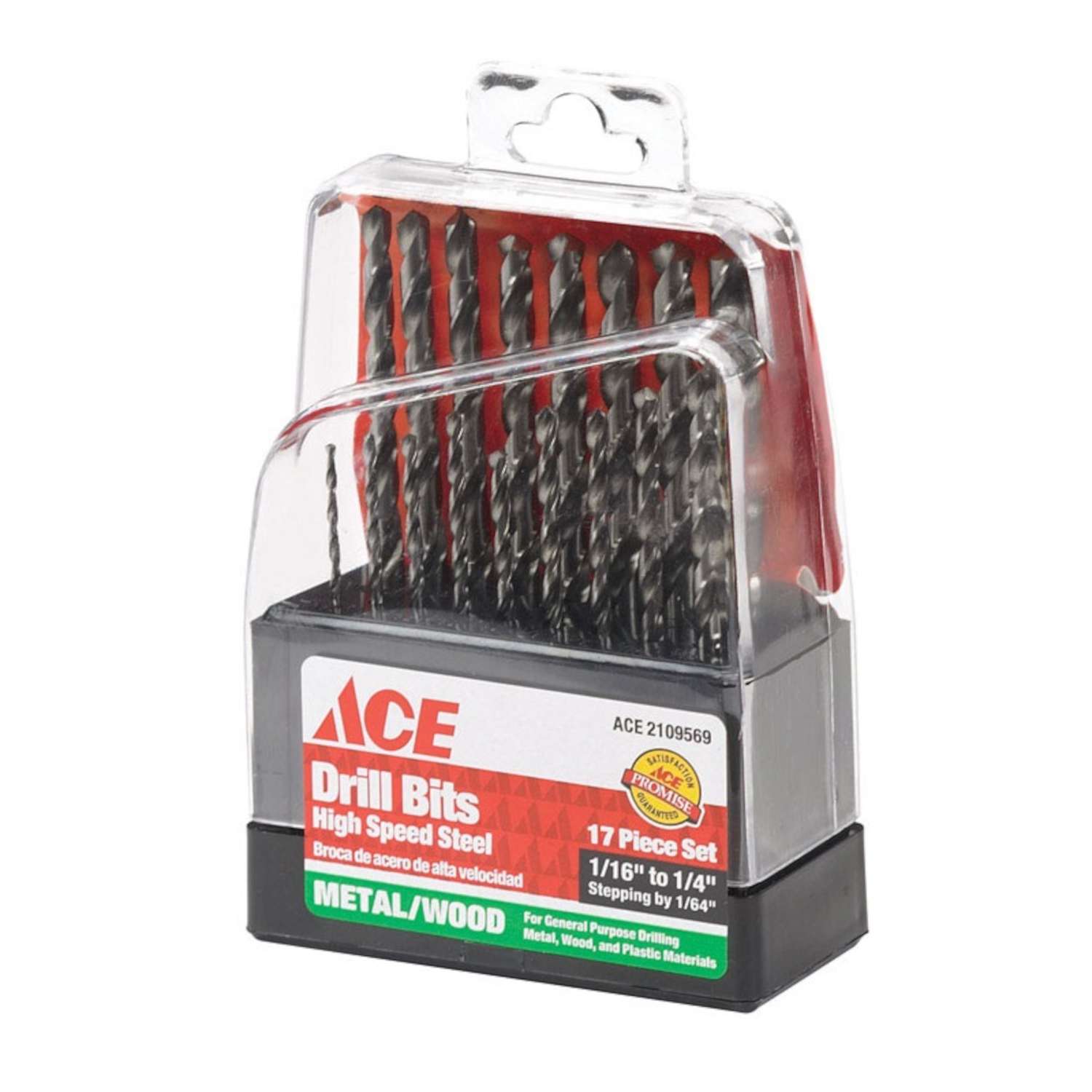 Ace High Speed Steel Drill Bit Set 17 pc. Ace Hardware