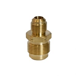 ATC 3/4 in. Flare X 1/2 in. D Flare Yellow Brass Union