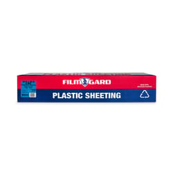 Film-Gard Plastic Sheeting 4 mil X 10 ft. W X 50 ft. L Polyethylene Black 1 pk