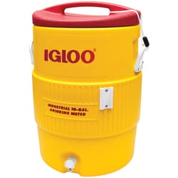 Igloo Industrial Red/Yellow 10 gal Water Cooler