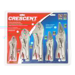 Crescent 5, 6, 7, 9 and 10 in. Alloy Steel Locking Pliers Set