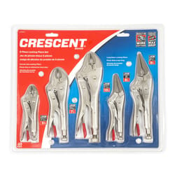 Crescent 5, 6, 7, 9 and 10 in. Alloy Steel Locking Pliers Set