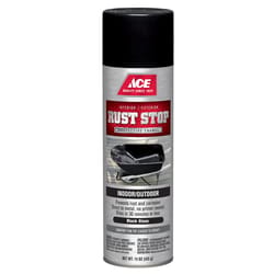 Ace  Rust Stop  Gloss  Black  Spray Paint  15 oz. 