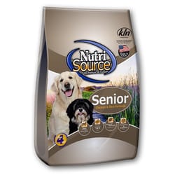 NutriSource Senior Chicken and Rice Cubes Dog Food 26 lb