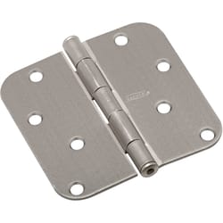 National Hardware 4 in. L Satin Nickel Door Hinge 1 pk