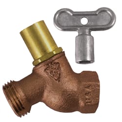 Arrowhead 3/4 in. FIP X 3/4 in. MHT Brass No-Kink Hose Bibb