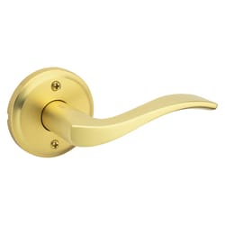 Kwikset Sedona Transitional Satin Brass Half-Dummy Lever Right Handed