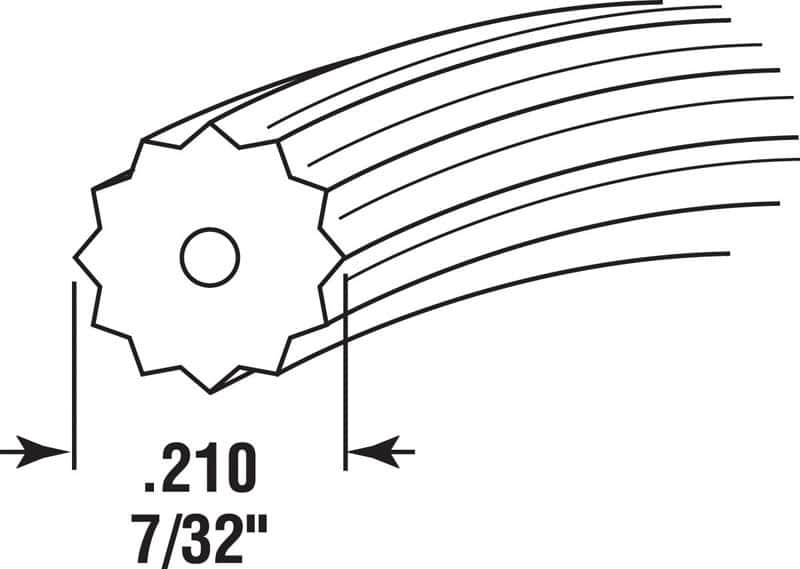 Prime-Line 0.21 in. D X 300 in. L Screen Spline Prime-Line 0.21 in. D X 300 in. L Screen Spline