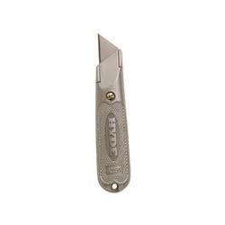 Hyde 7.8 in. Fixed Blade Utility Knife Silver 1 pk