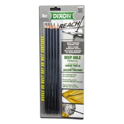 Dixon Reach 9 in. L Marking Crayons Black 5 pc