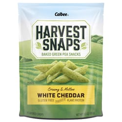 Harvest Snaps White Cheddar Snack 3.3 oz Bagged