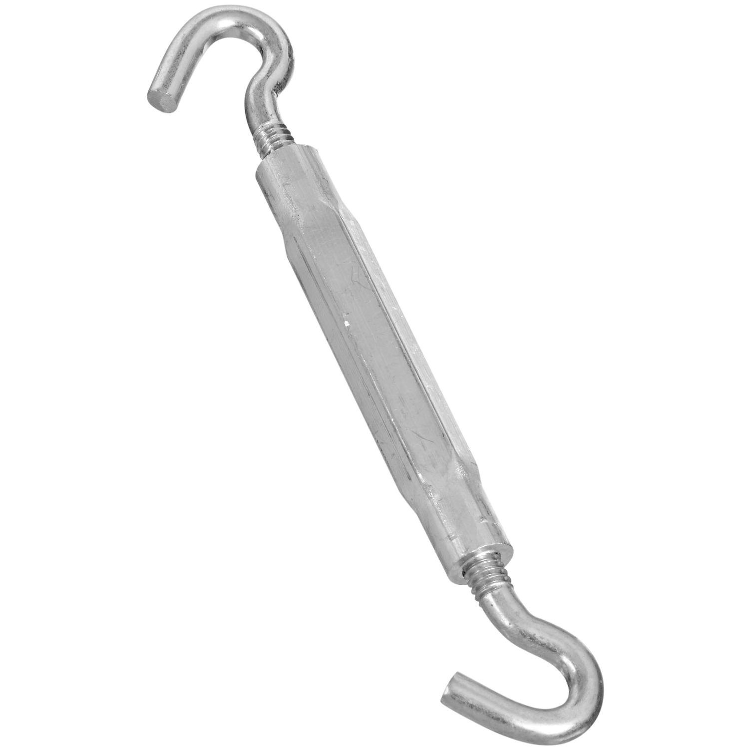 National Hardware Zinc-Plated Aluminum/Steel Turnbuckle 90 lb. cap. 7.5 in. L National Hardware Zinc-Plated Aluminum/Steel Turnbuckle 90 lb. cap. 7.5 in. L