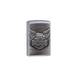 Zippo Silver Harley Davidson Iron Eagle Lighter 1 pk