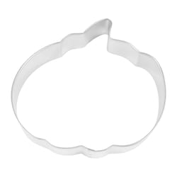 R&M International Pumpkin 5 in. W X 5 in. L Cookie Cutter Silver 1 pc