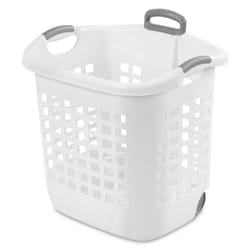 Sterilite White Plastic Laundry Basket