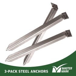 Master Mark 10 in. H Steel Silver Stake Kit