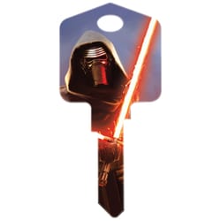 HILLMAN Star Wars Kylo Ren House/Padlock Universal Key Blank SC1 Single