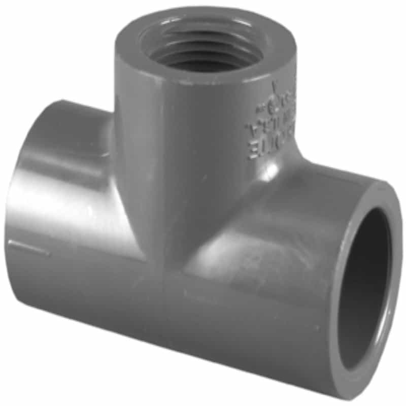 Charlotte Pipe Schedule 80 3/4 in. Slip x 3/4 in. Dia. Slip PVC Tee