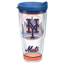 Tervis MLB 24 oz New York Mets Multicolored BPA Free Tumbler with Lid