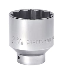 Craftsman 2-3/8 in. X 3/4 in. drive SAE 12 Point Standard Socket 1 pc