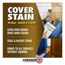 Zinsser Cover Stain White Oil-Based Alkyd Primer and Sealer 1 qt