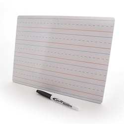 Bazic Products 9 in. H X 12 in. W None Double Sided Dry Erase Learning Board