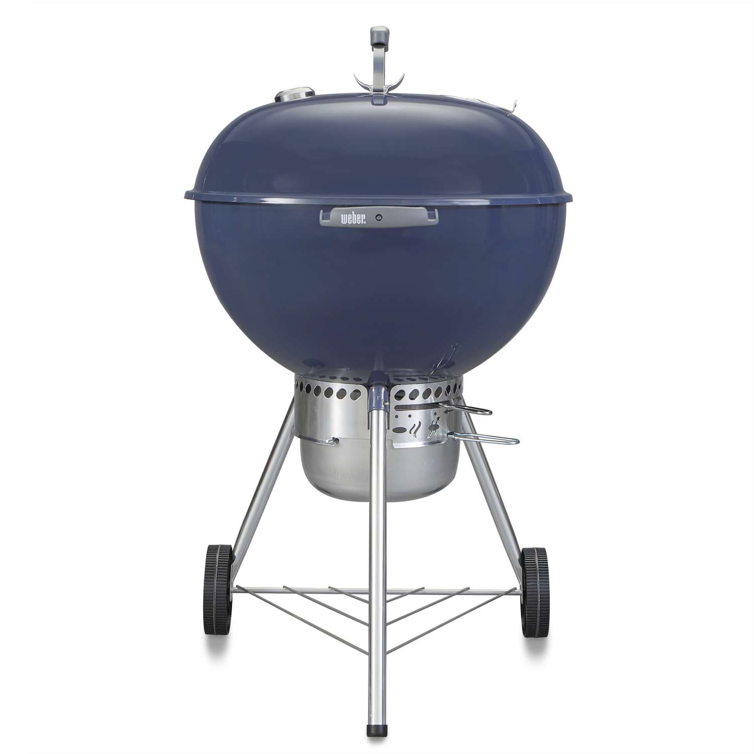 Weber 22 in. Original Kettle Charcoal Grill Indigo Blue - Ace Hardware