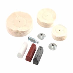 Forney Cotton Drill Mounted Buffing Kit 7 pc