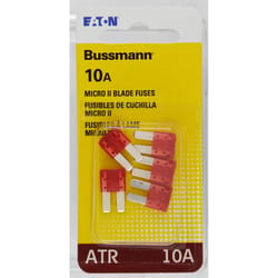 Bussmann 10 amps ATR Red Blade Fuse 5 pk