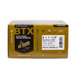 Big Timber No. 9 X 1-1/2 in. L Star Bronze Deep Wood Screws 3500 pk