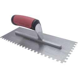 Marshalltown 4-1/2 in. W X 11 in. L Steel Notched Trowel