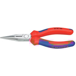 Knipex 6-1/4 in. Steel Long Nose Pliers/Cutter