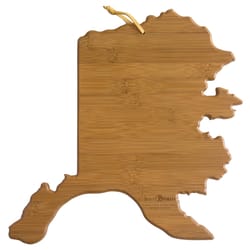 Totally Bamboo 14 in. L X 14 in. W X 1 in. Bamboo Alaska Serving & Cutting Board