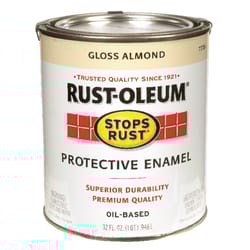 Rust-Oleum  Stops Rust  Gloss  Almond  Oil-Based  Alkyd  Protective Enamel  Exterior and Interior  1 