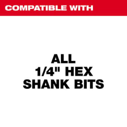 Milwaukee QUIK-LOK 3 in. Alloy Steel Drill Bit Extension 1/4 in. Hex Shank 1 pc