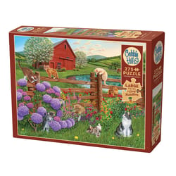 Cobble Hill Farm Cats Jigsaw Puzzle Cardboard 275 pc
