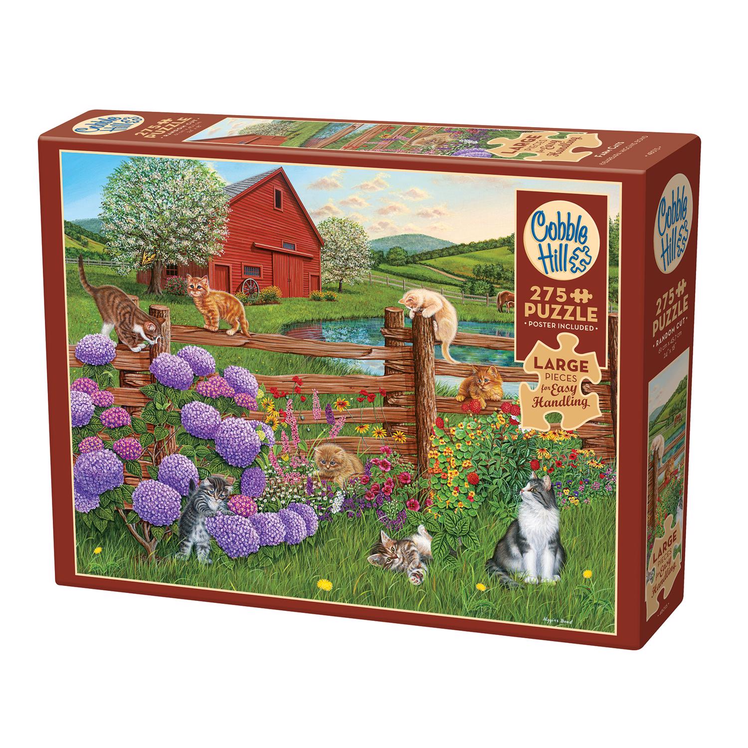 Cobble Hill Puzzle – Hochwertiges Puzzle Mit Zufälligem Schnitt Für Kinder