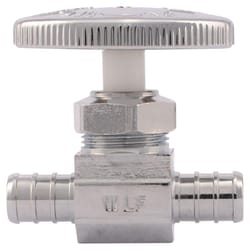 SharkBite PEX 1/2 in. PEX Barb X 1/2 in. Brass Stop Valve