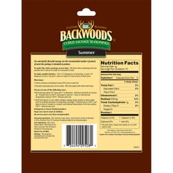 LEM Backwoods Summer Sausage Mix 3.81 oz Bagged