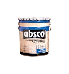 Absco Super High-Gloss Clear Polyurethane Wood Floor Finish 5 gal