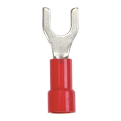 Jandorf 22-18 Ga. Insulated Wire Terminal Spade Red 5 pk