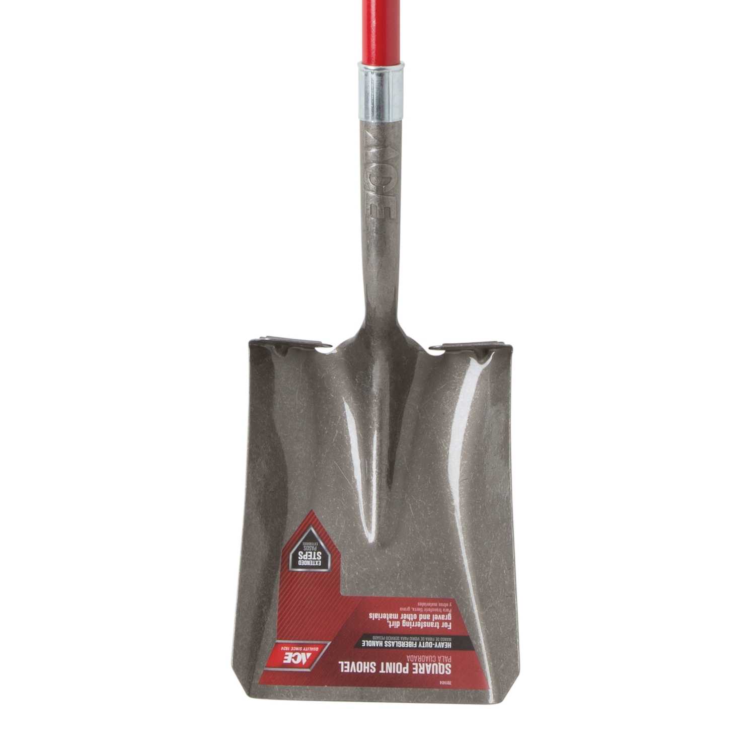 Ace Steel 9 In W X 58 In L Square Point Shovel Fiberglass Ace Hardware